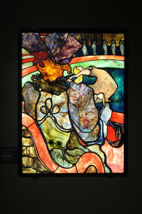 Janela de vitral Henri de Toulouse-Lautrec, Louis Comfort Ti