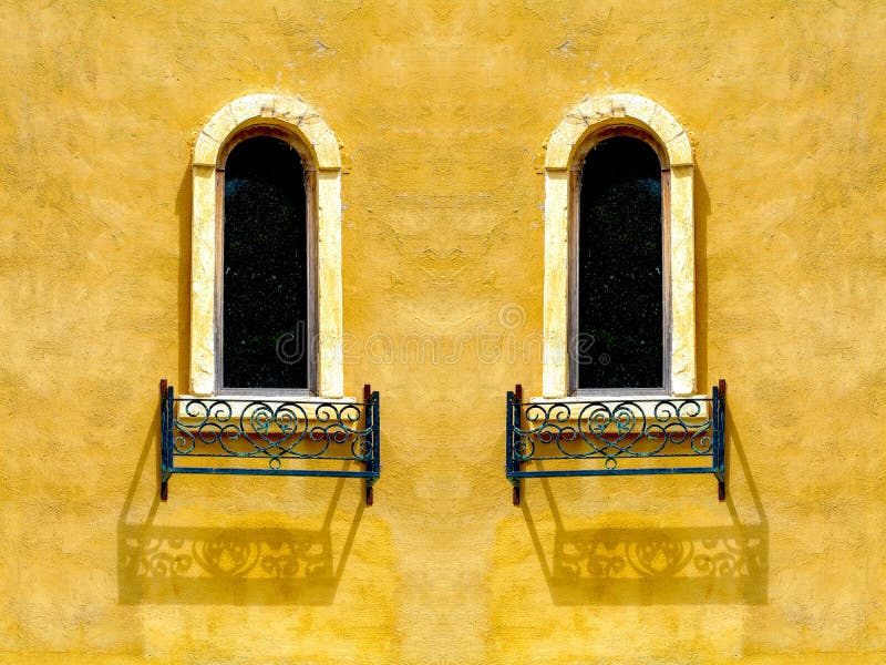 Janela no muro de cimento foto de stock royalty free