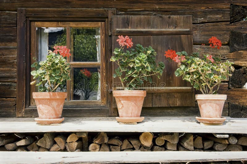 Janela velha fotografia de stock