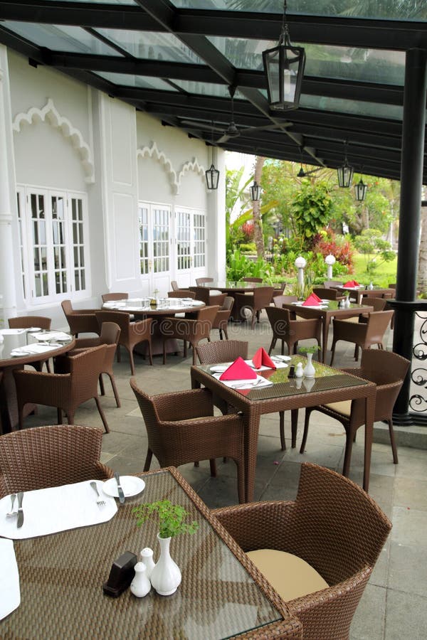 Refeições de Luxo no Resort fotografia de stock royalty free