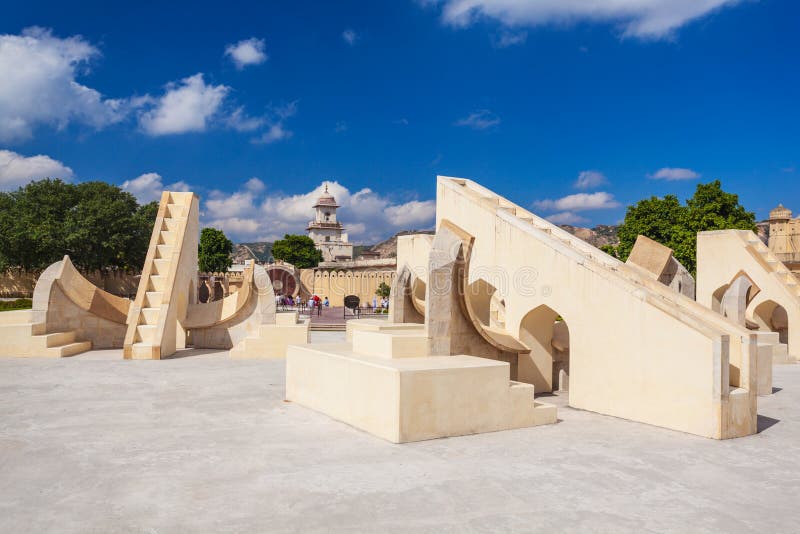 Jantar Mantar Jaipur royaltyfria bilder Jantar Mantar Jaipur royaltyfria bilder