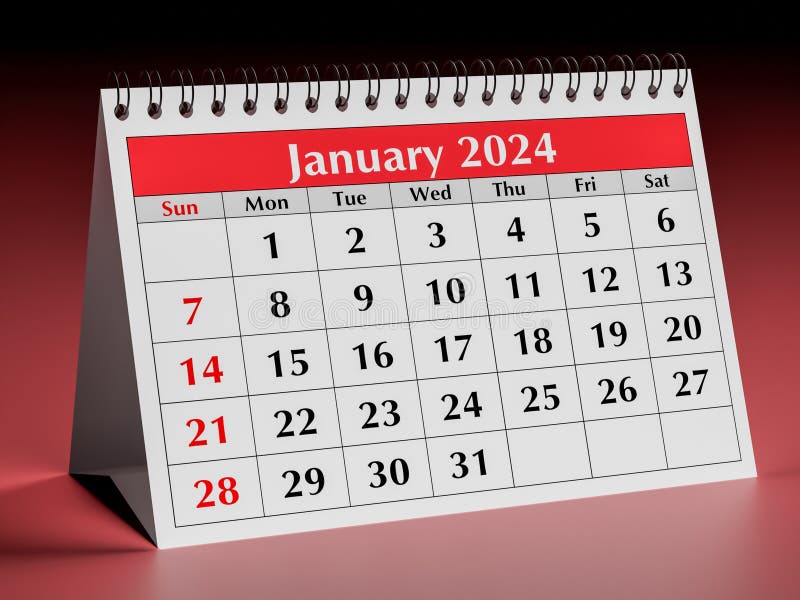 2024 Calendar January Stock Illustrations – 6,714 2024 Calendar January Stock Illustrations, Vectors & Clipart - Dreamstime