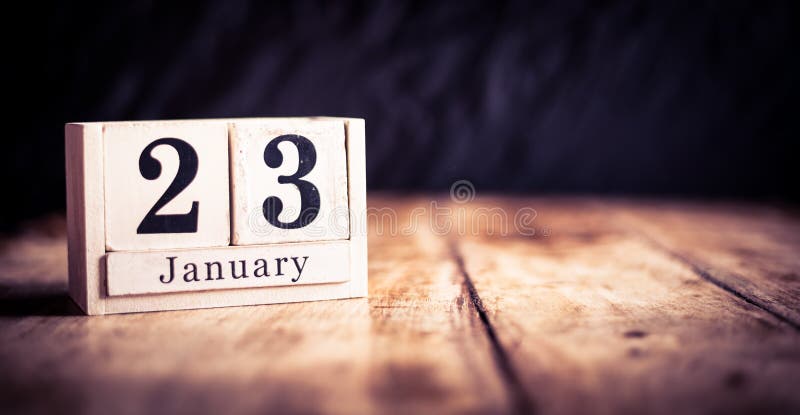 January 23rd 23 January Twenty Third of January Calendar Month January 23rd 23 January Twenty Third of January Calendar Month