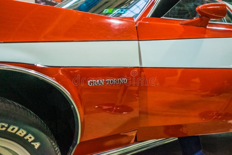 Starsky and hutch car editorial stock photo. Image of display