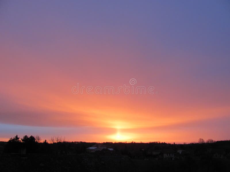 January Sunrise at the Lake Stock Image Image of shade, lake 84602823