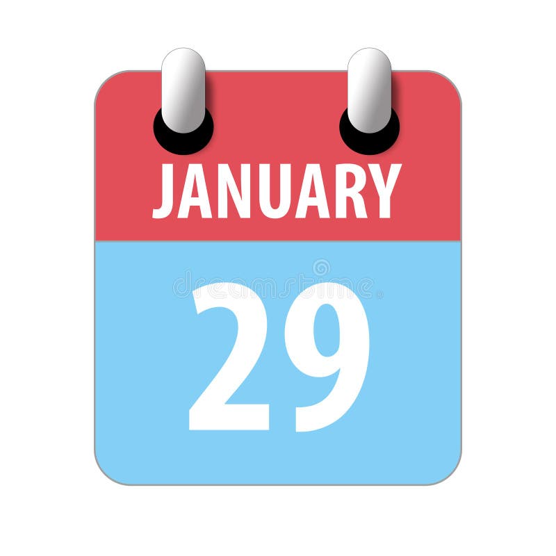 29th January stock illustration. Illustration of isolated 108547007