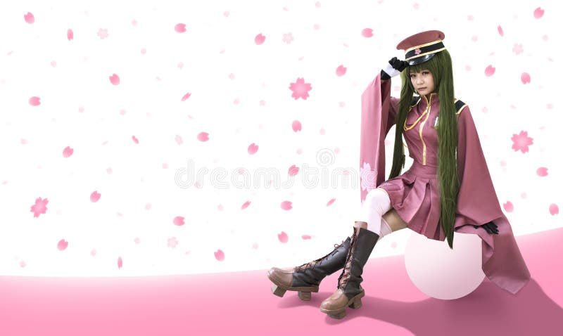 Japan Anime Cosplay Portrait of Girl with Comic Costume with Japanese Theme  Garden Stock Photo - Image of fantasy, lady: 227060182