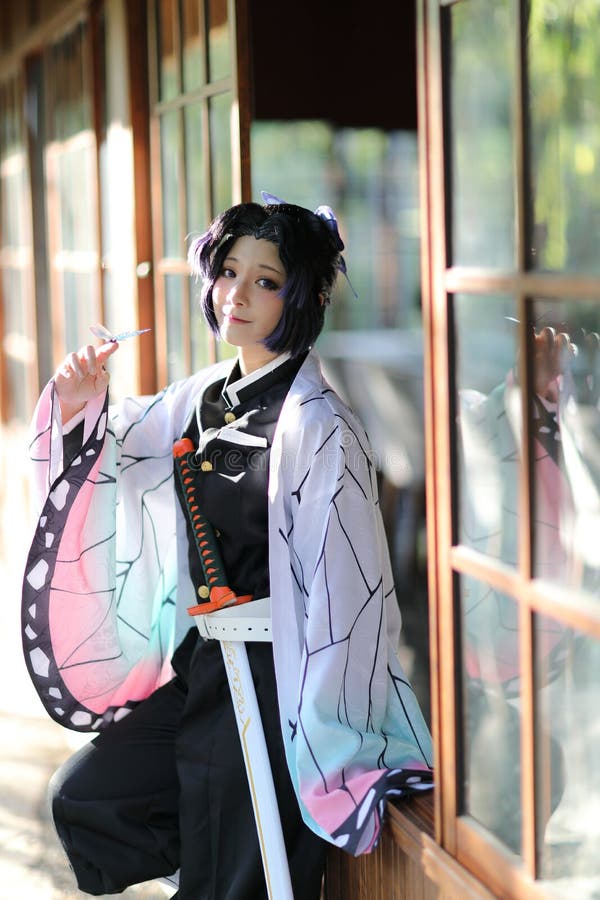 Japan Anime Cosplay Portrait of Girl with Comic Costume with Japanese Theme  Garden Stock Photo - Image of fantasy, anime: 227061730