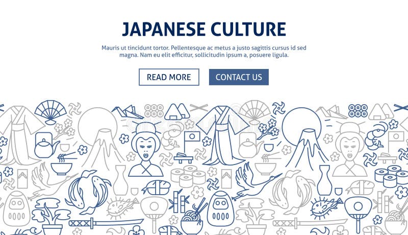 Japan Banner Design vector illustration