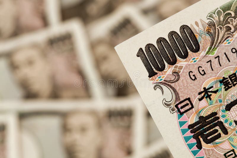 Japanese yen notes. Currency from Japan. Japanese yen notes. Currency from Japan