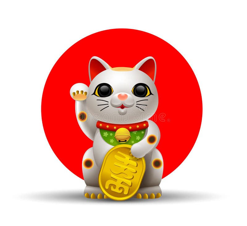 Japan cat vector illustration Japan cat vector illustration