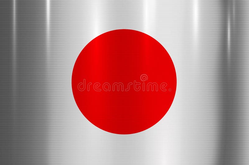 Japan-Flaggen-metallischer Beschaffenheits-Zusammenfassungs-Hintergrund lizenzfreie abbildung Japan-Flaggen-metallischer Beschaffenheits-Zusammenfassungs-Hintergrund lizenzfreie abbildung