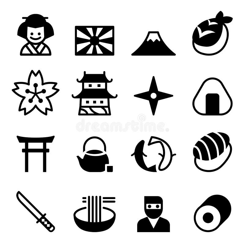 Japan icons ,Vector symbol stock illustration Japan icons ,Vector symbol stock illustration