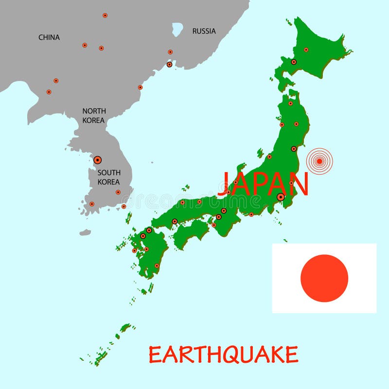 Japan Map With Epicenter Of Earthquake Stock Vector Illustration Of japan-map-with-epicenter-of-earthquake-stock-vector-illustration-of