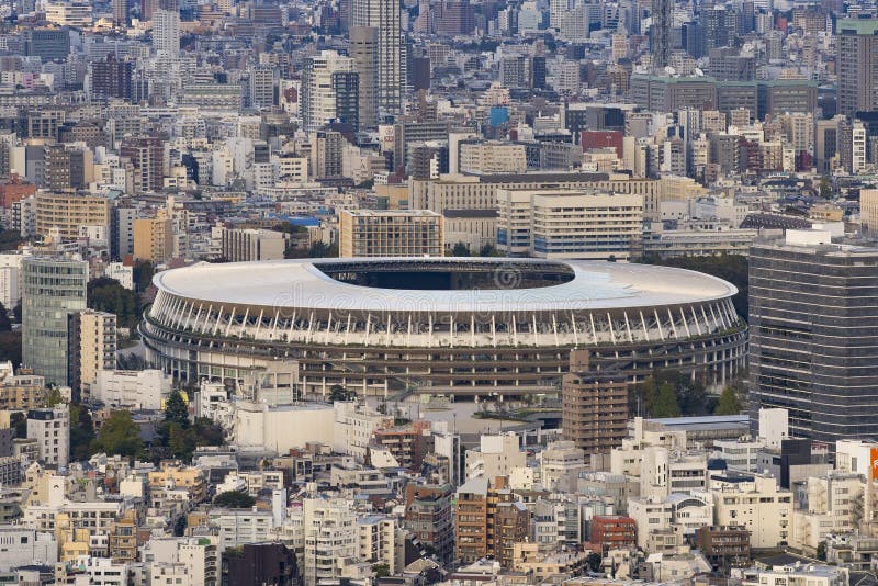 Japan National Stadium in Tokyo Stock Image Image of shinjuku, asia