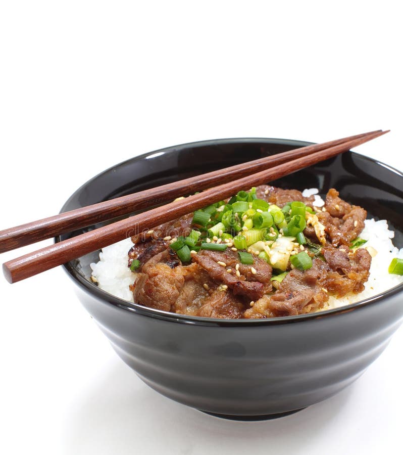 Japanese Beef Bowl, Gyudon Royalty Free Stock Images Image 28875489
