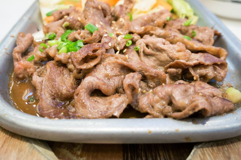 Japanese Beef Teriyaki Grill Stock Photo Image of carrot, grill 66308040