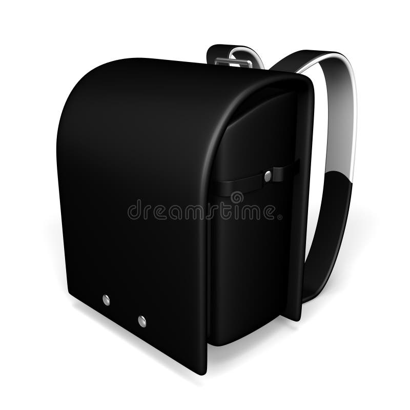 Japanese Red School Bag stock illustration. Illustration of girl 31753610