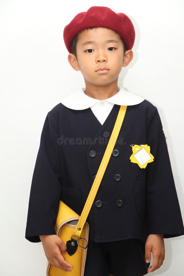 Japanese Boy in School Uniform Stock Photo Image of person, people