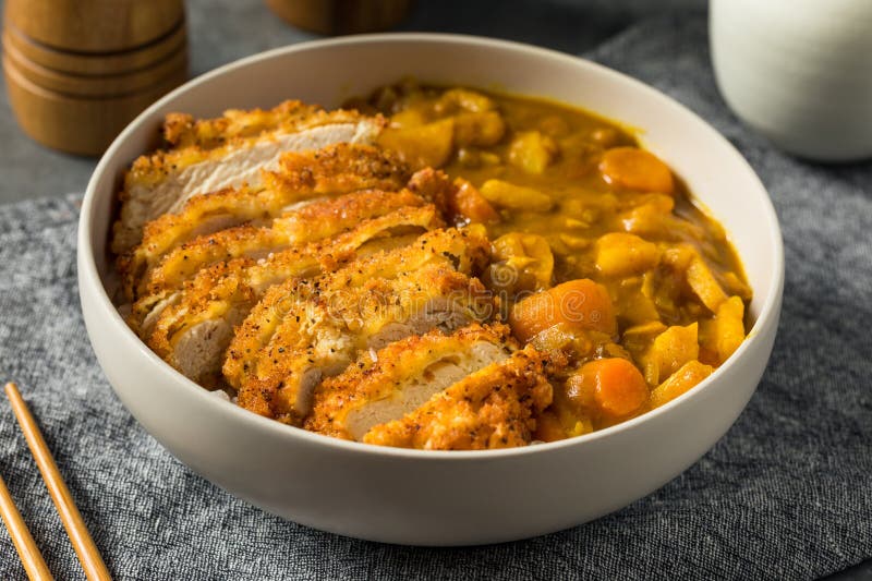 Japanese Chicken Katsu Curry Stew Stock Image Image of dish, japanese