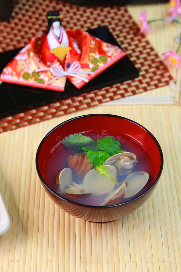 Japanese soup stock photo. Image of wooden, cuisine, cooking 67094550