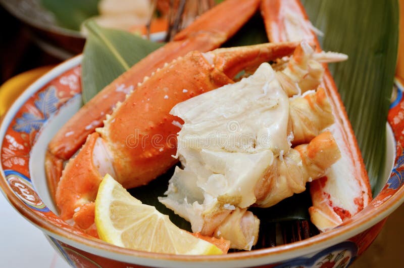 Japanese crab dishes stock photo. Image of healthy, restaurant 30868276