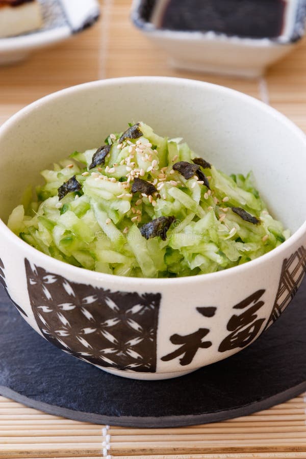 Japanese Cucumber Salad stock image. Image of appetizer 19119101