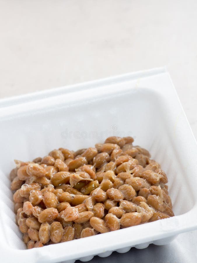 Japanese Cuisine, Fermented Soybeans Stock Image Image of dish
