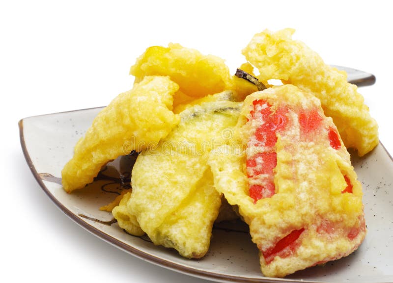Japanese Cuisine - Tempura Vegetables stock image Japanese Cuisine - Tempura Vegetables stock image