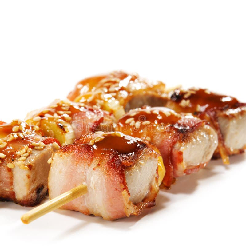 Japanese Cuisine - Tuna Wrapped in Bacon