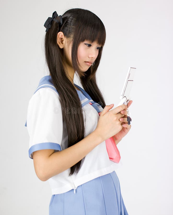 Japanese Cute Teen School Girl Stock Photo Image Of Lolita Student