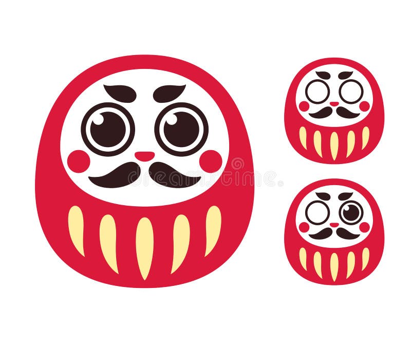 Japanese Daruma doll. - Stock Illustration [44974787] - PIXTA