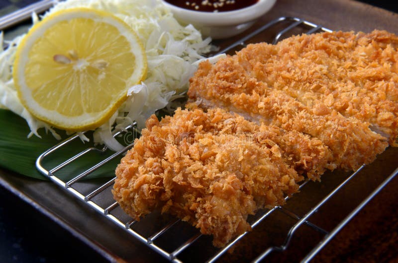 Japanese deep fried pork stock photo. Image of chop, pork 19690356