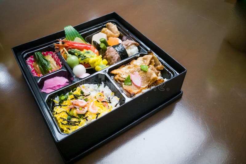 Japanese Delivery Lunch Box for Convenience Dining Stock Photo Image of tofu, cuisine 91943280