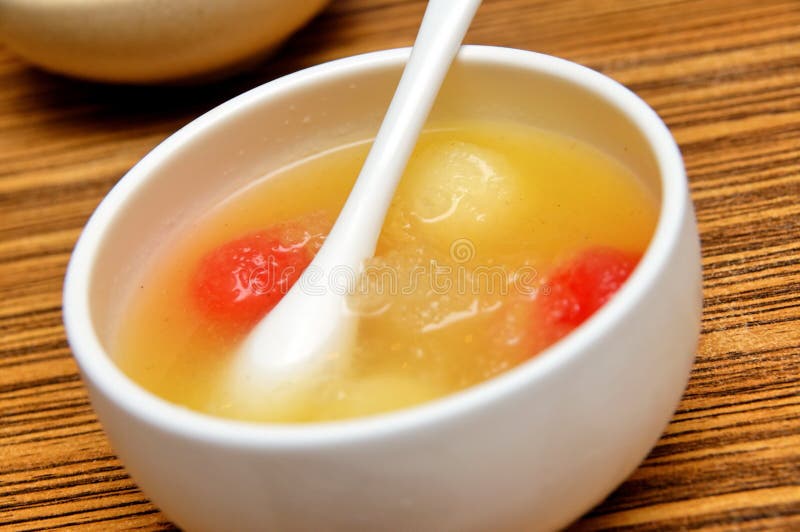 Japanese dessert in a bowl stock image. Image of dessert 11596615