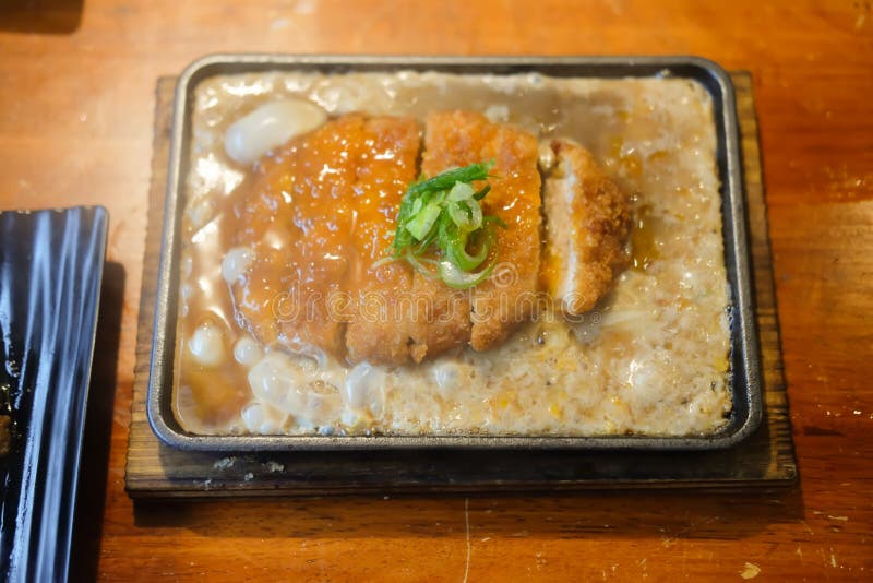 Japanese Dish Deep Fried Chicken with Egg Stock Photo Image of pork