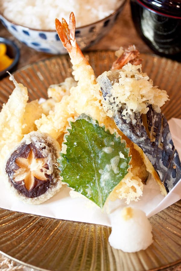Japanese Dishes Prawn Tempura Stock Photo Image of vertical, chinese 11162674