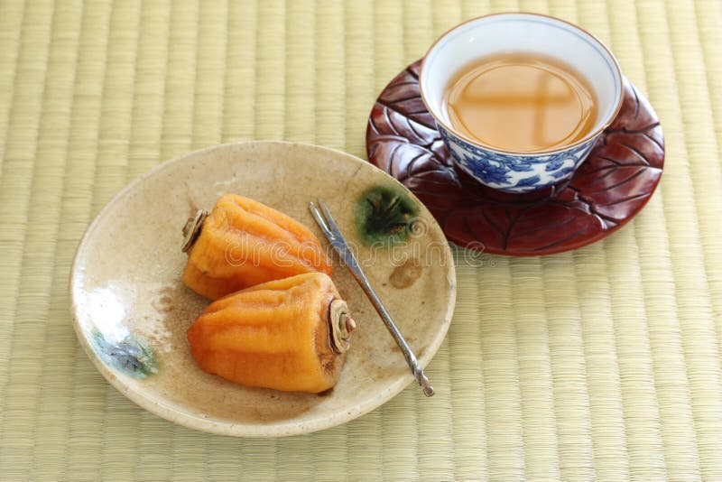Japanese Dried Persimmons , Japanese Sweets Stock Photo Image of diet