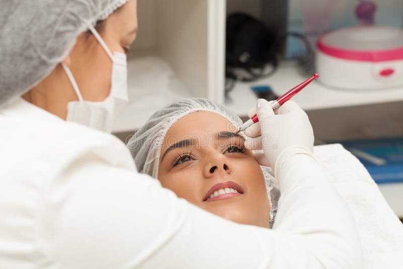 Japanese Eyebrows Technique Stock Image Image of drawing, face 104620111