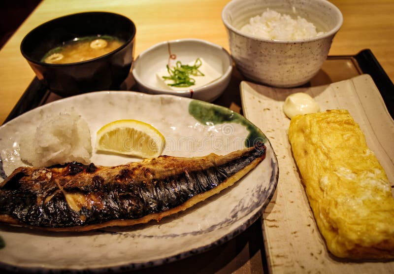 Japanese fish dish stock photo. Image of fish, tofu - 143864992