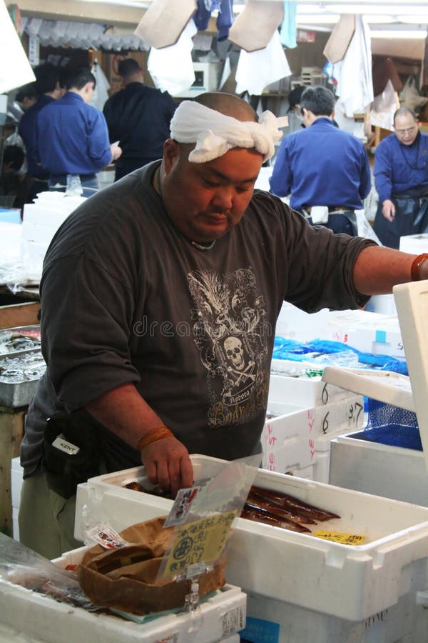 Japanese fishmarket editorial photography. Image of tokyio 14108237