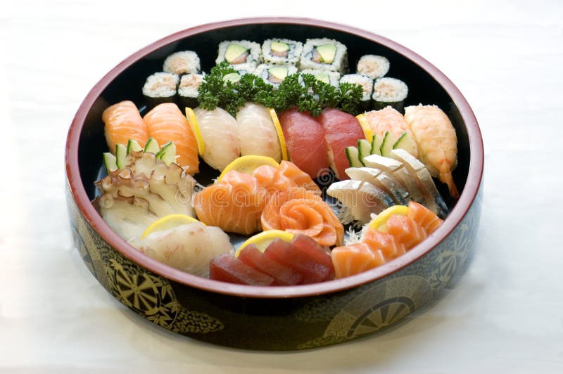 Japanese Food, Bowl of Sashimi