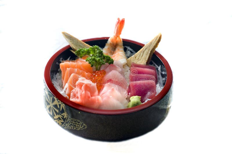Japanese Food, Bowl of Sashimi Stock Photo Image of asia, healthy