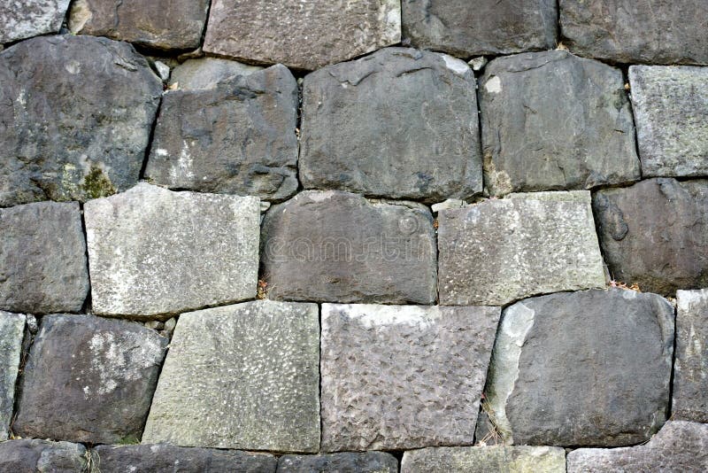 Japanese fortification wall detail