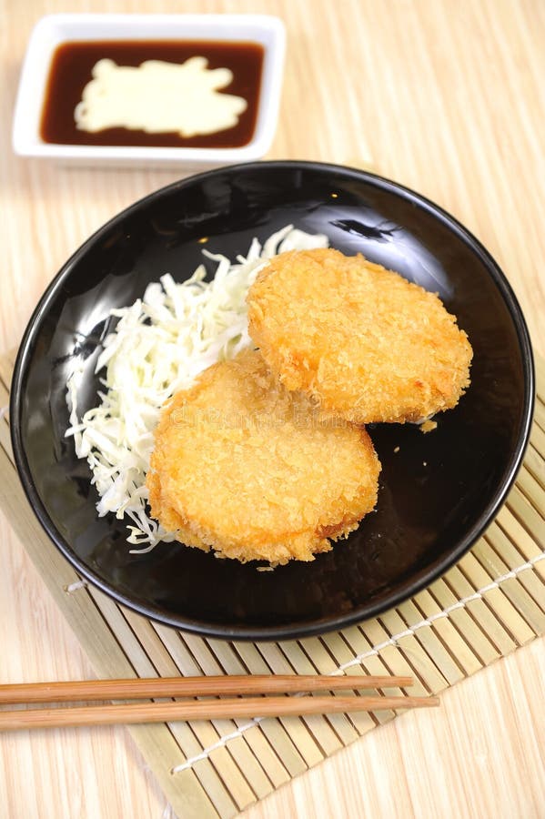 Japanese fried pork stock photo. Image of chop, breaded 36238506
