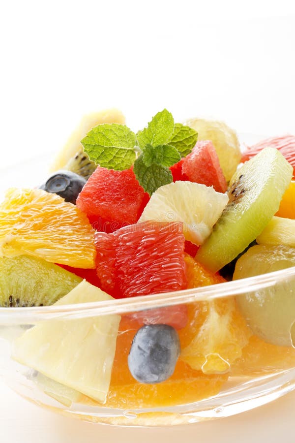 Japanese Fruit Platter, Beautifully Cut Fruit Stock Image Image of