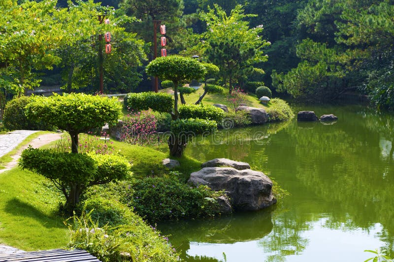 The Japanese garden