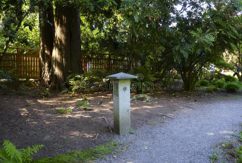 Japanese Garden In Bellevue Botanical Garden Stock Image Image