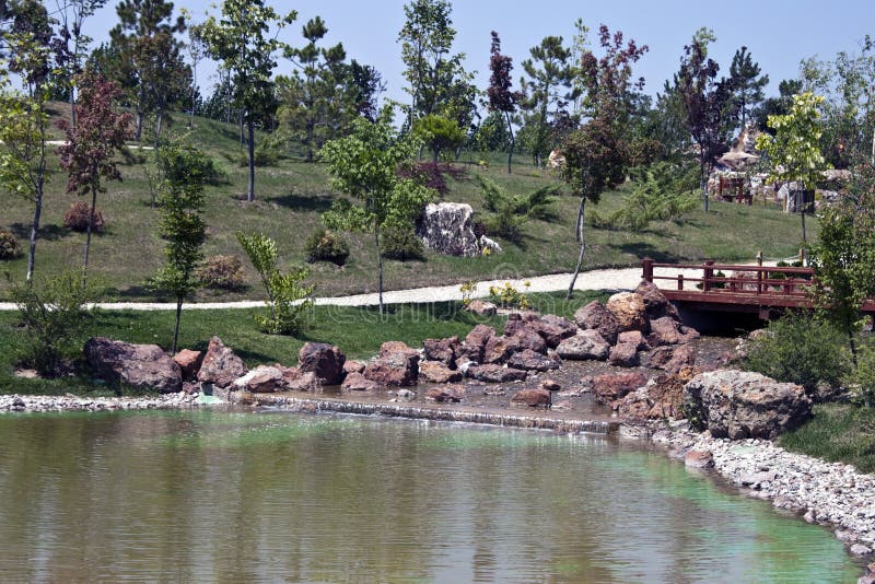 Japanese garden in Eskisehir