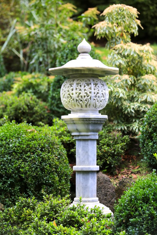 Japanese garden lamp stock photo. Image of plants, chinese 30629012